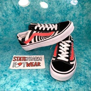 Vans Old Skool Style 36 ‘Swirl’ Women's Retro Low Top Suede Skate Shoes